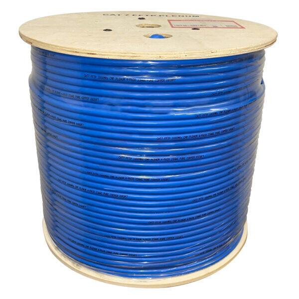CAT7 PLENUM PURE COPPER 850MHZ 1000FT SFTP BULK Cable Delco Cables