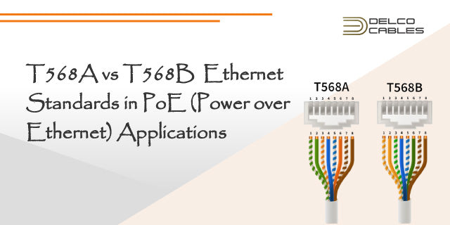 T568A vs. T568B Ethernet Standards 