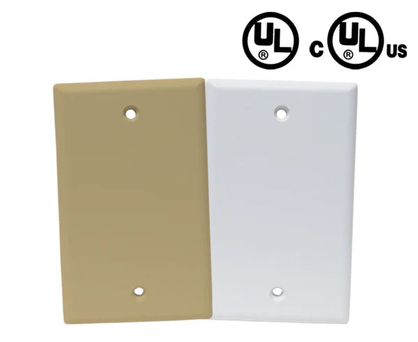 BLANK WALL PLATES, 2.75IN(W) X 4.5IN(H) - Delco Cables