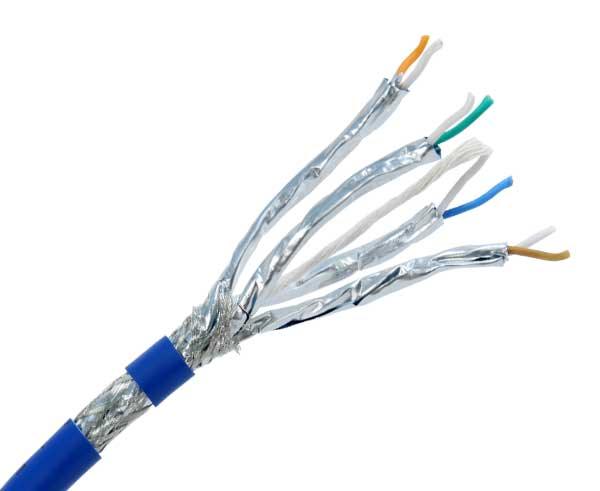 CAT8.1 BULK ETHERNET CABLE, 40G CMR, 23AWG SOLID COPPER, DUAL SHIELDED S/FTP - Delco Cables
