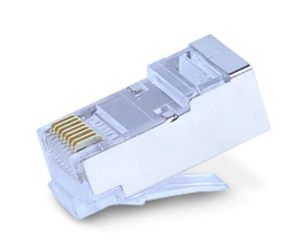 SHIELDED RJ45 CONNECTOR – CAT6A – 0.8 TO 0.86MM ID - Delco Cables