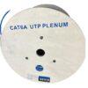 CAT6A PLENUM PURE COPPER 750MHZ 1000FT UTP BULK ETHERNET CABLE - Delco Cables