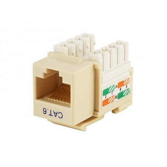 CAT6 PUNCH DOWN KEYSTONE JACKS PACK OF 50 - Delco Cables